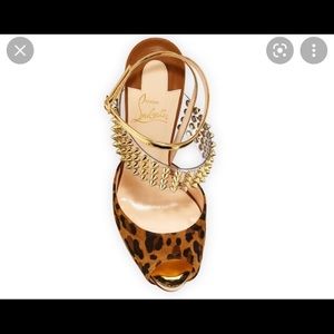 Christian Louboutin Levita Girl Cheetah size 8